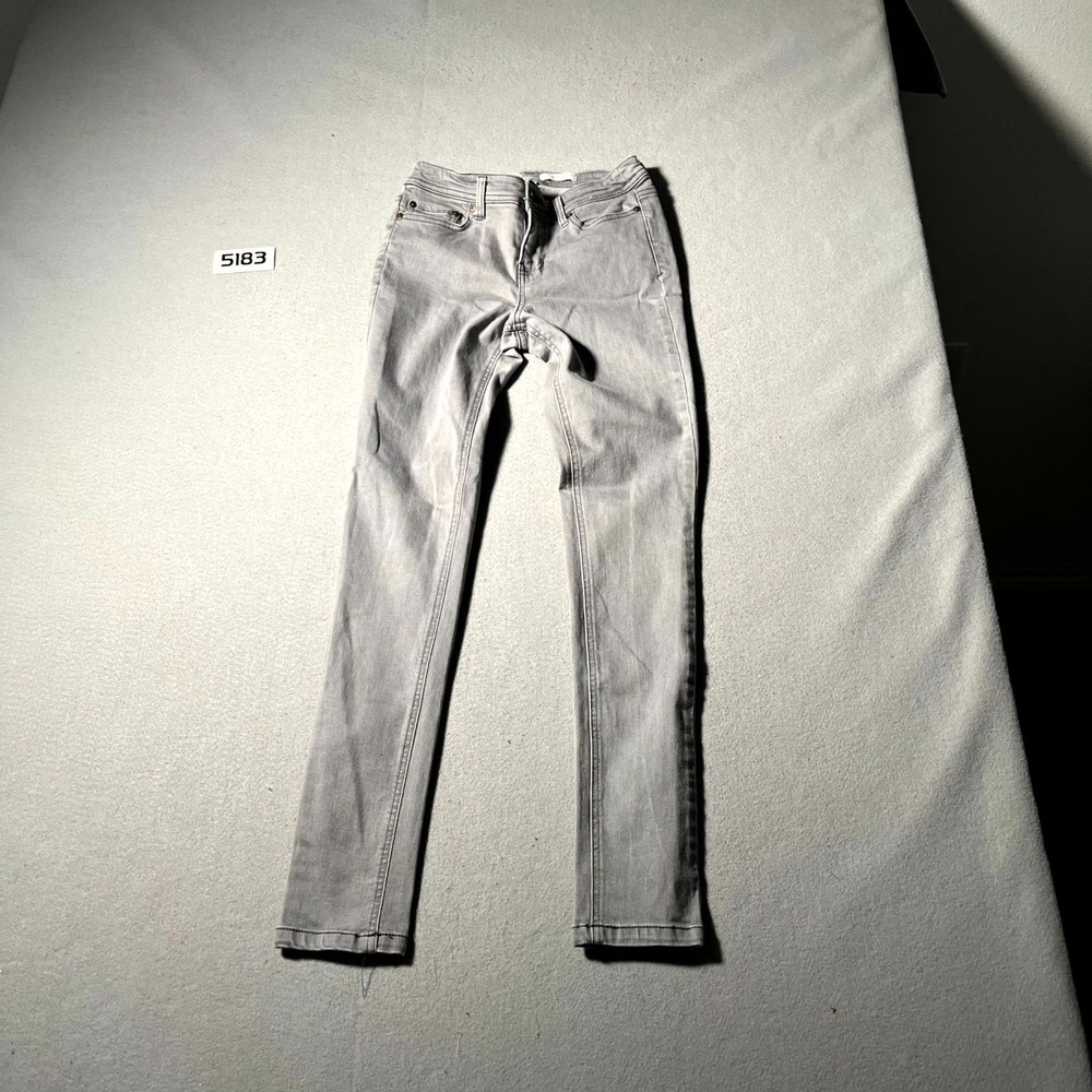 Joules The Monroe Super Skinny Jeans Womens 2 Gray Denim Cotton Stretch Slim Fit